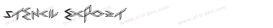 Stencil Export字体转换